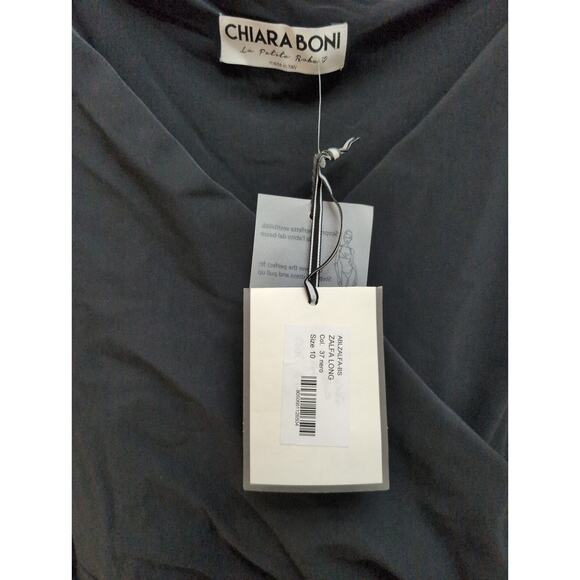 NWT Chiara Boni La Petite Robe
Zalfa Ruched Gown  Black size 10 - Picture 6 of 9